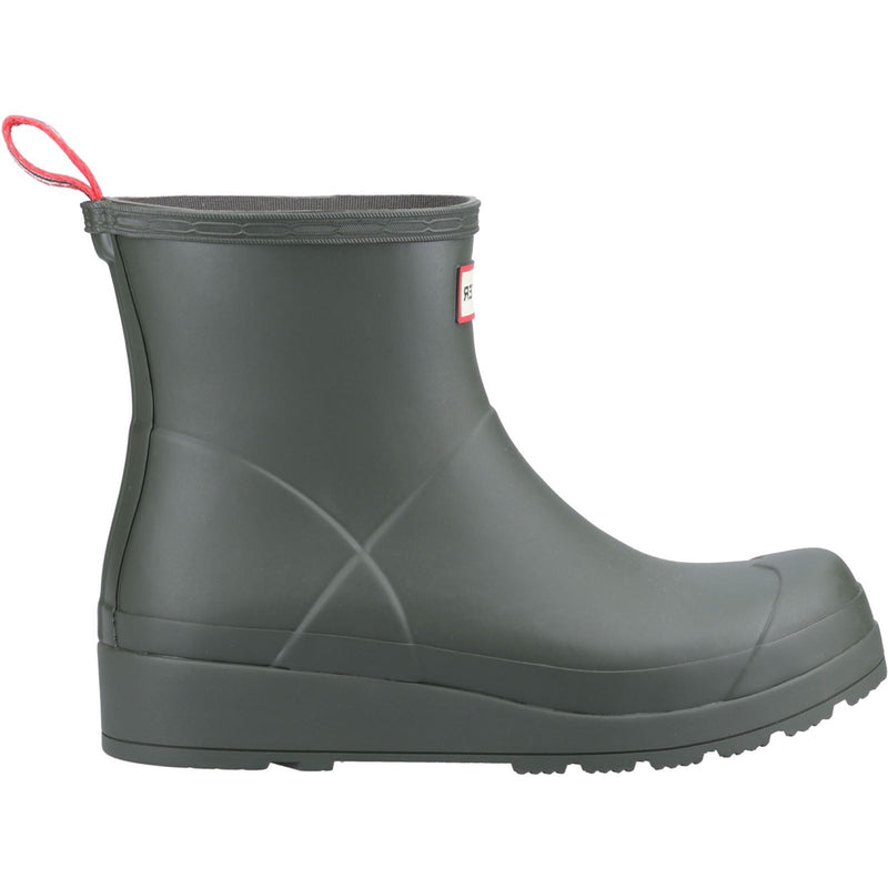Hunter Play Short Rubber Women's Dark Olive Wellington Boots