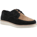 Hush Puppies Orion Suede Men's Black/Taupe Lace-Up Shoes