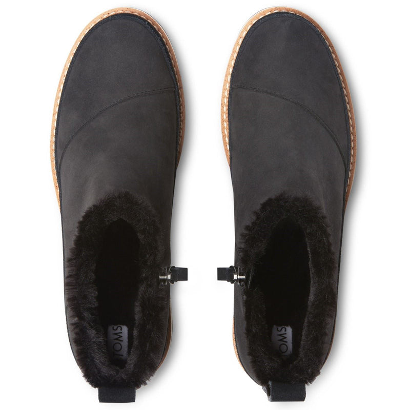 TOMS Marlo Leather Women's Black Boots