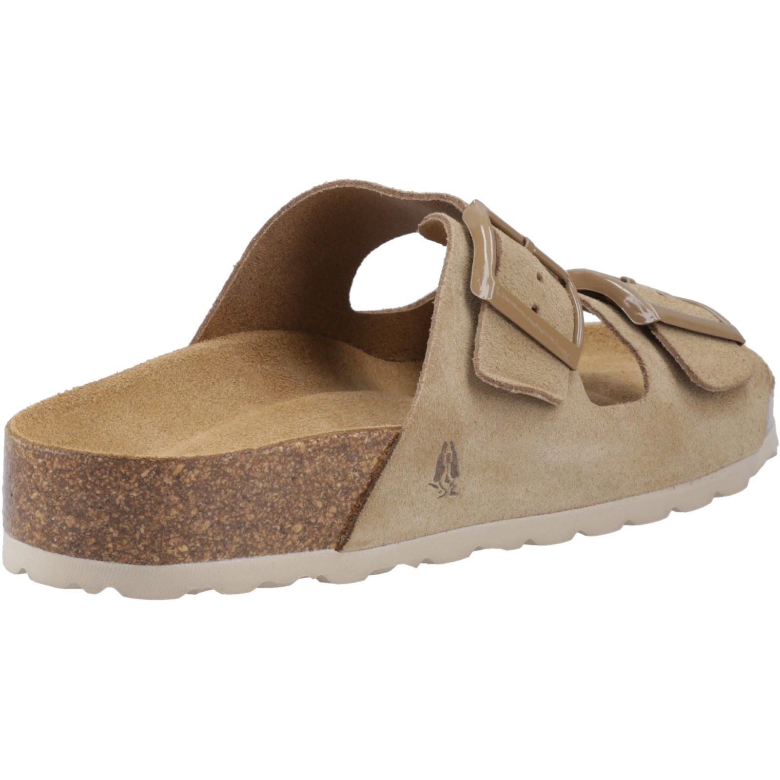 Hush Puppies Brixley Mule Suede Women's Taupe Standard Sandals