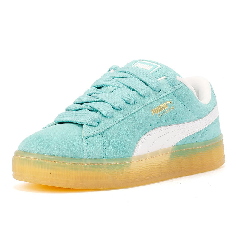 Puma Suede XL Suede Aquatic/White Trainers