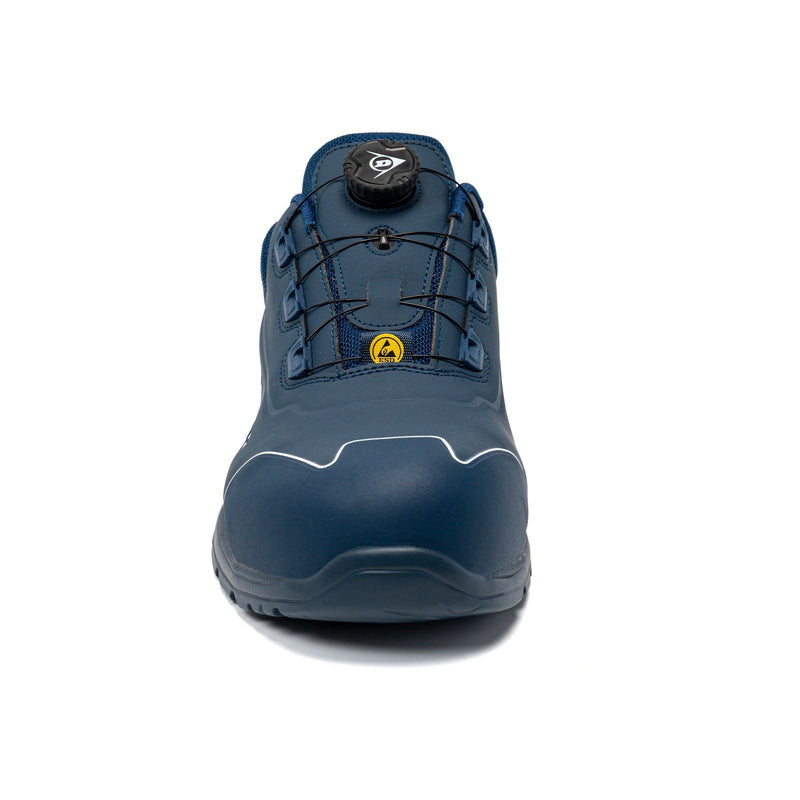 Dunlop Matt Microfiber Men's Navy/White Safety Trainers
