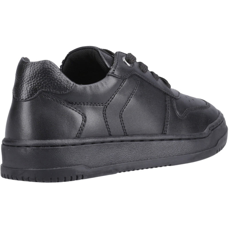 Hush Puppies Dougie Leather Boys's Black Trainers