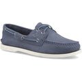 Sperry Authentic 2 Eye Leather Men's Dark Blue Boat Shoes