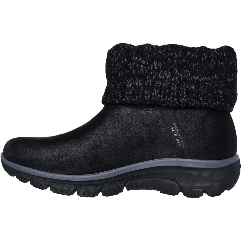 Skechers Easy Going Cozy Weather 2 Textile Women's Black Winter Ankle Boots