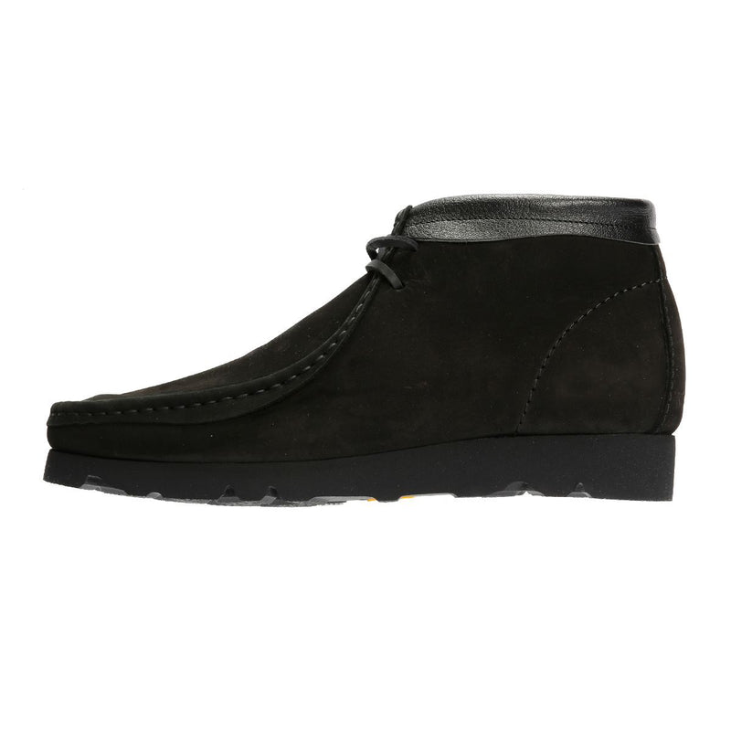 Clarks Originals Wallabee Combi Leather Men's Black Boots