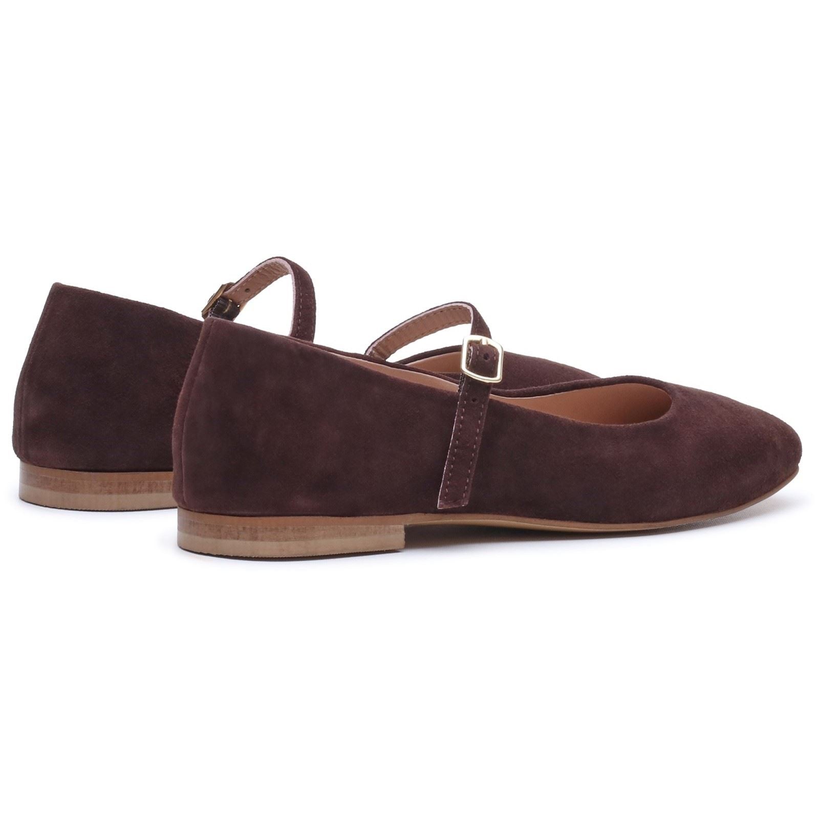 Hush Puppies Pasha Suede Women's Chocolate Flats