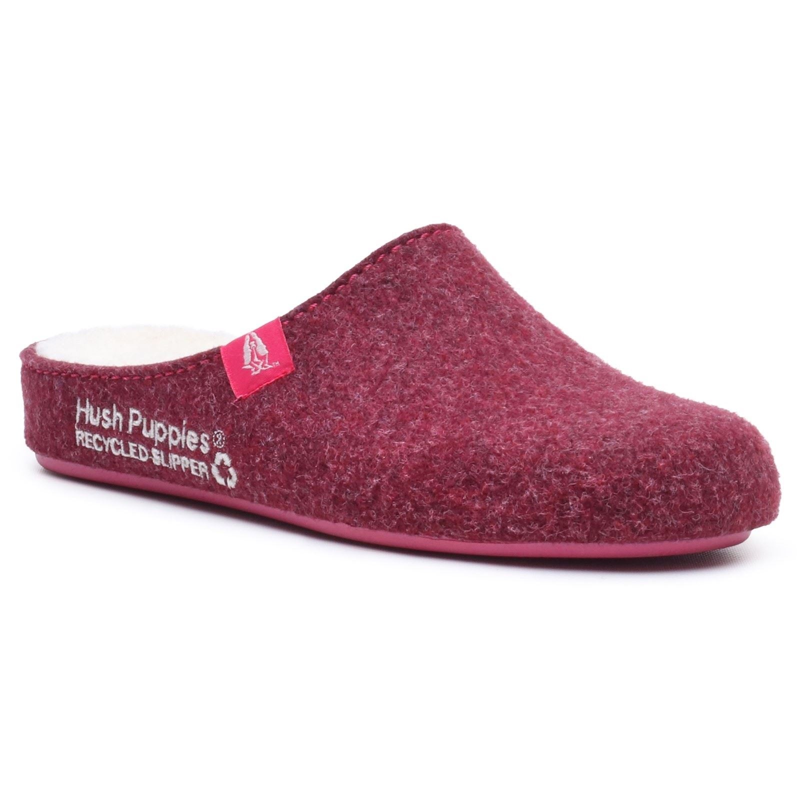 Hush Puppies The Good Slipper Polyester Women's Bordeaux Slippers