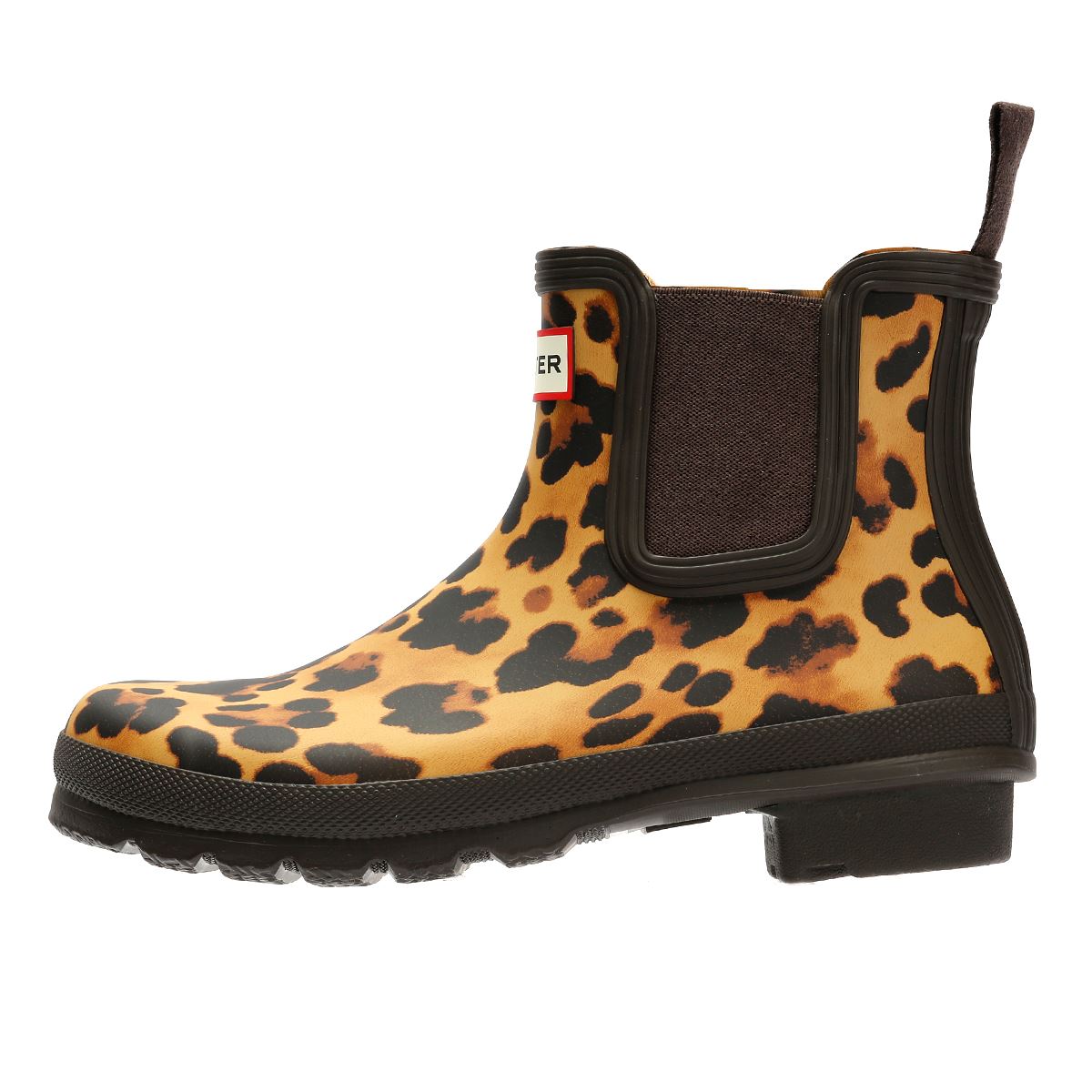 Hunter Original Chelsea Rubber Women's Leopard Wellington Boots