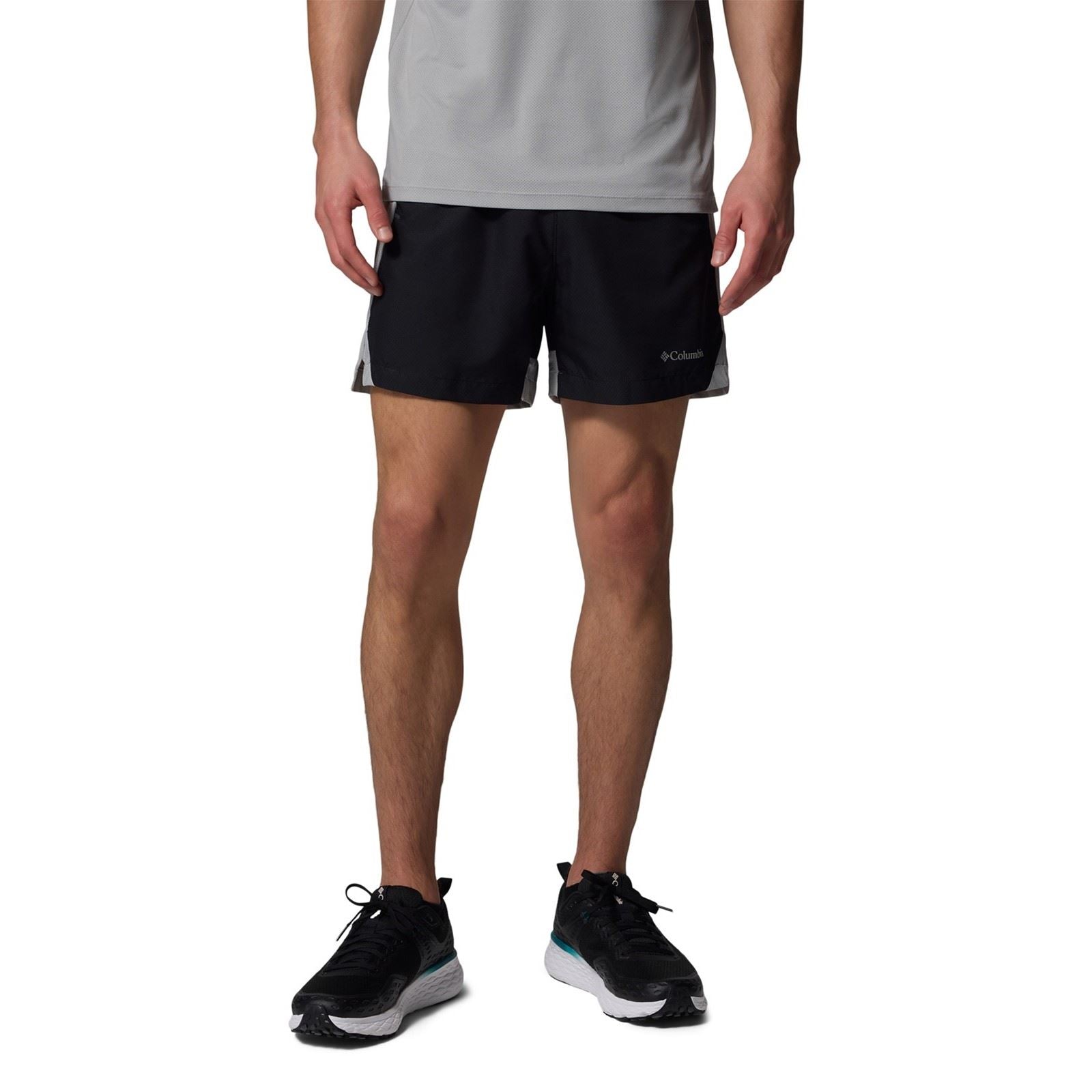 Columbia Three Pitch Polyester Men's Black Activewear Shorts