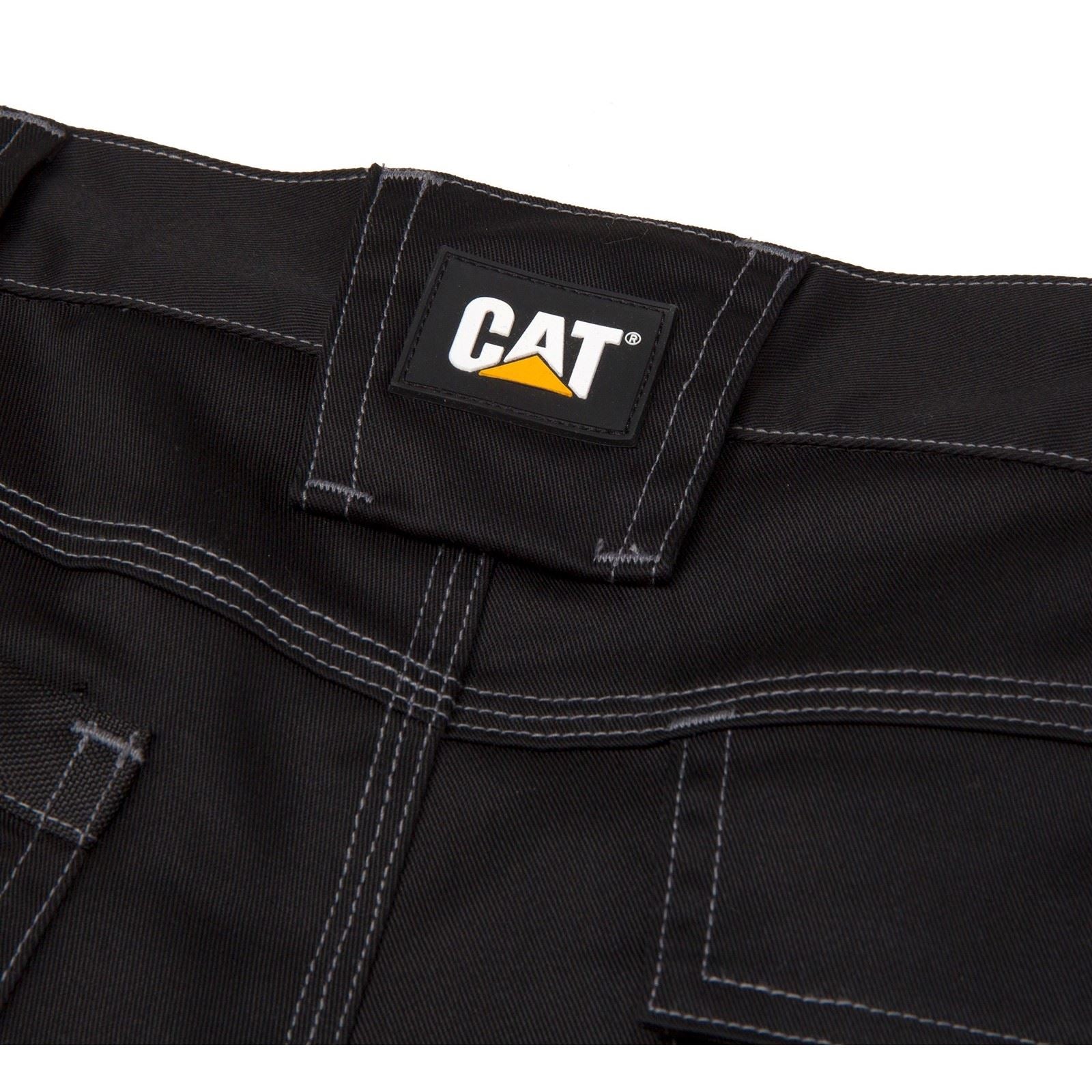 Caterpillar Essential Knee Pocket Stretch Holster Synthetic Men's Black Outdoor Trousers