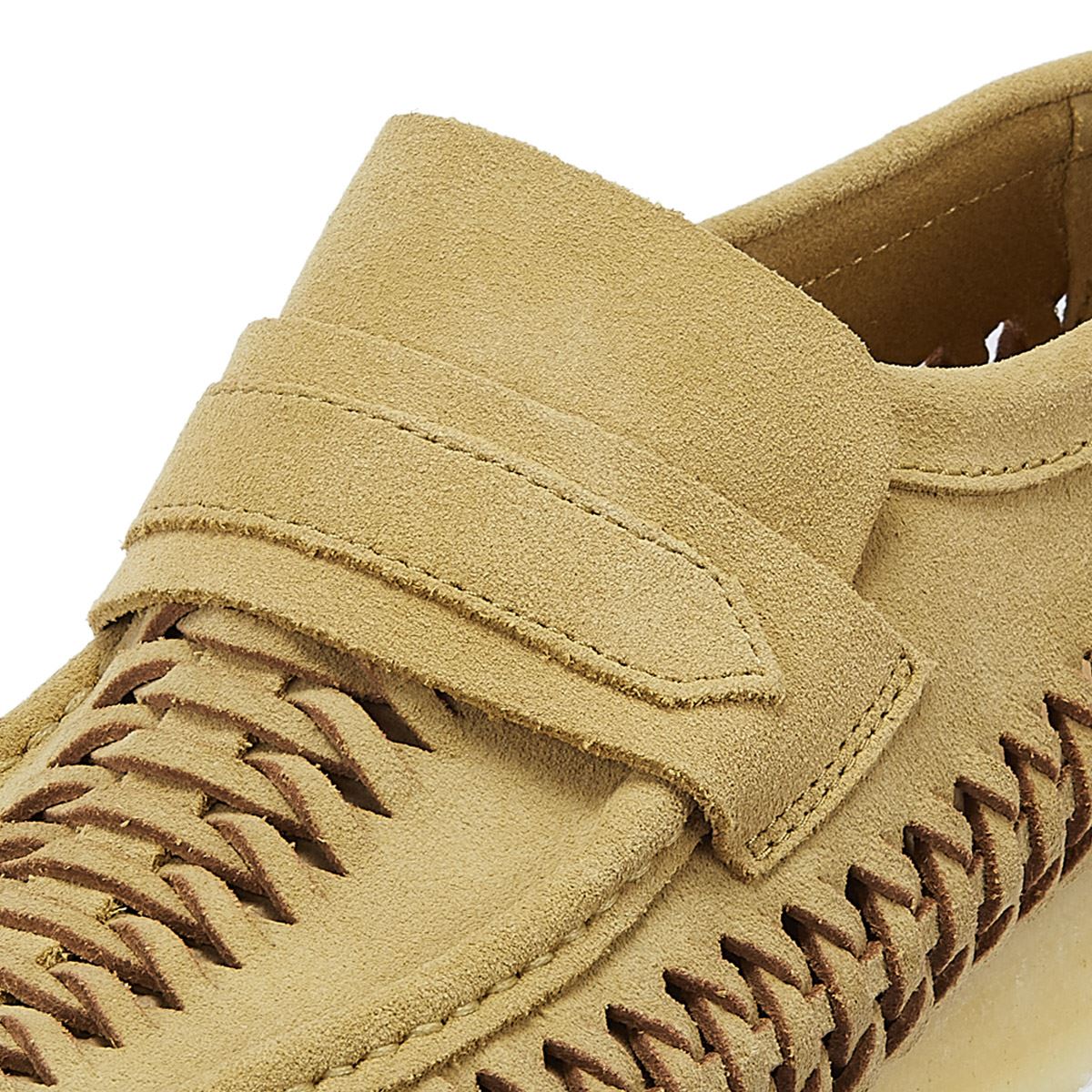 Clarks Originals Wallabee Loafer Weave Suede Men's Maple Loafers