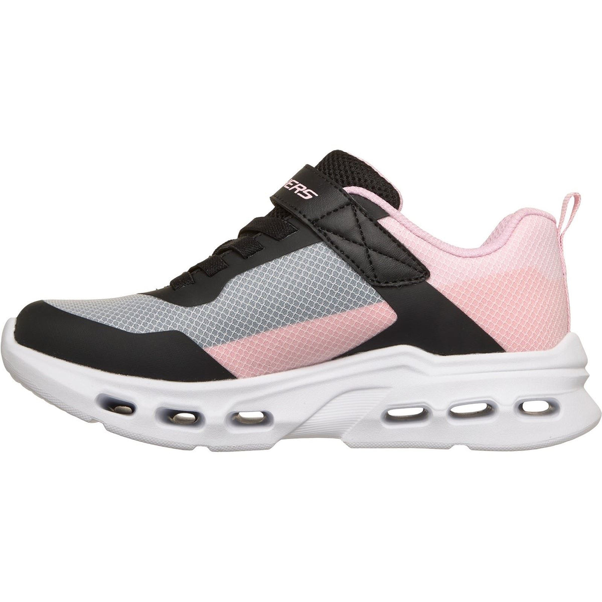 Skechers Glide-Step Drift Textile Girl's Black/Multi Trainers