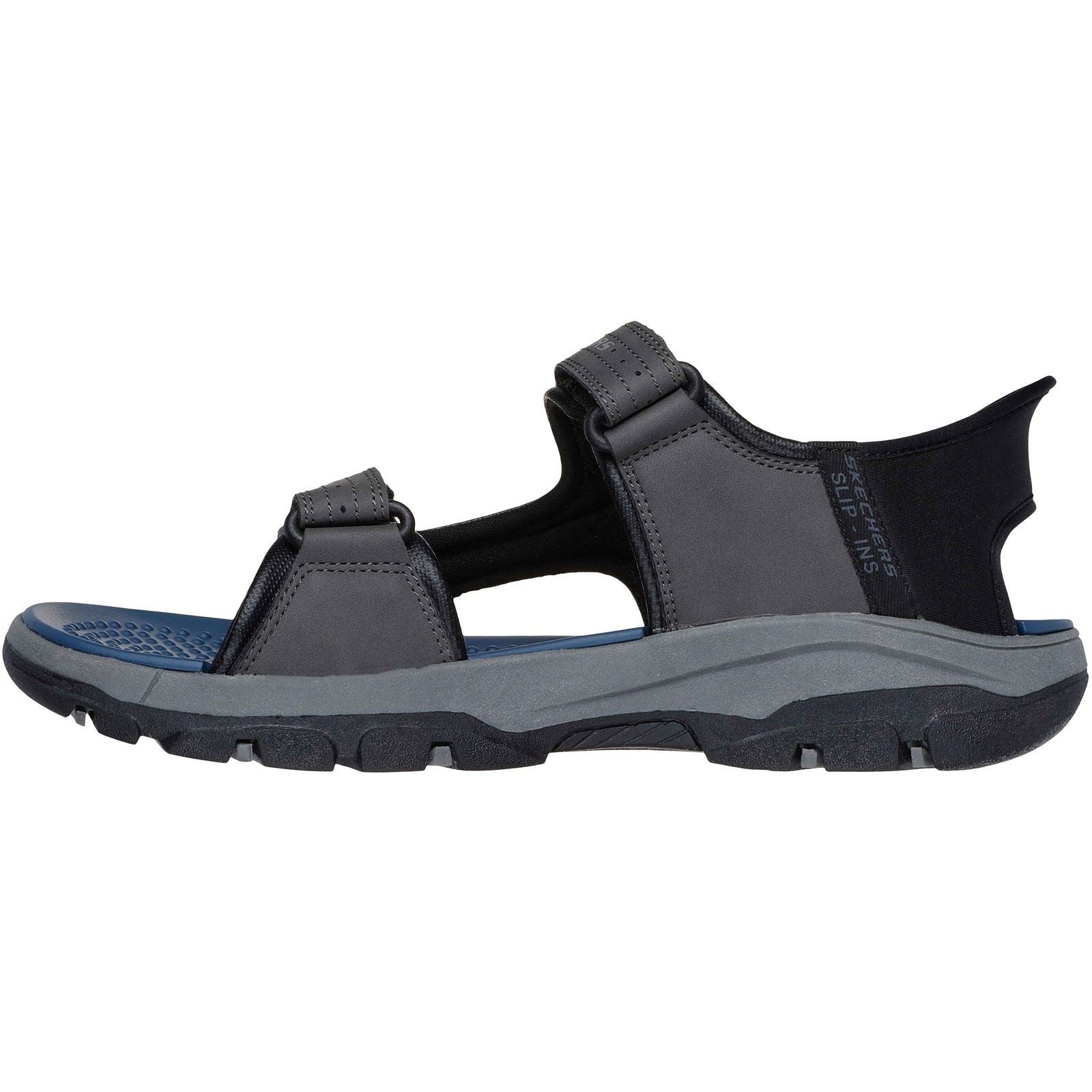 Skechers Tresmen - Reece Polyurethane Men's Charcoal Standard Sandals