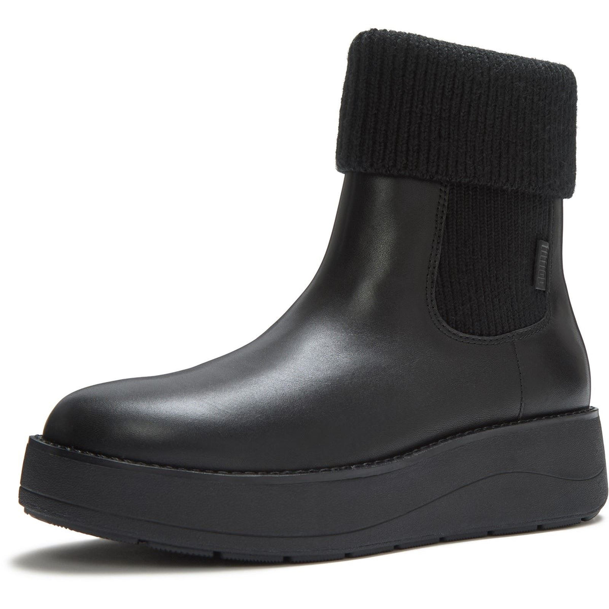 Fitflop Gen-FF Roam Knit Leather Women's Black Boots