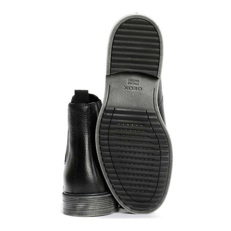 Geox Henreys Leather Men's Black Boots