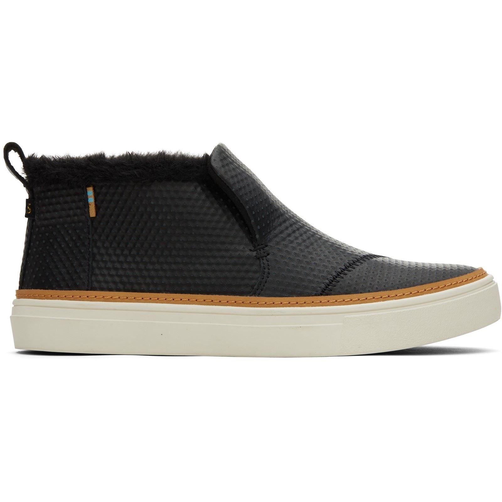 TOMS Paxton Leather Blend Women's Black Boots