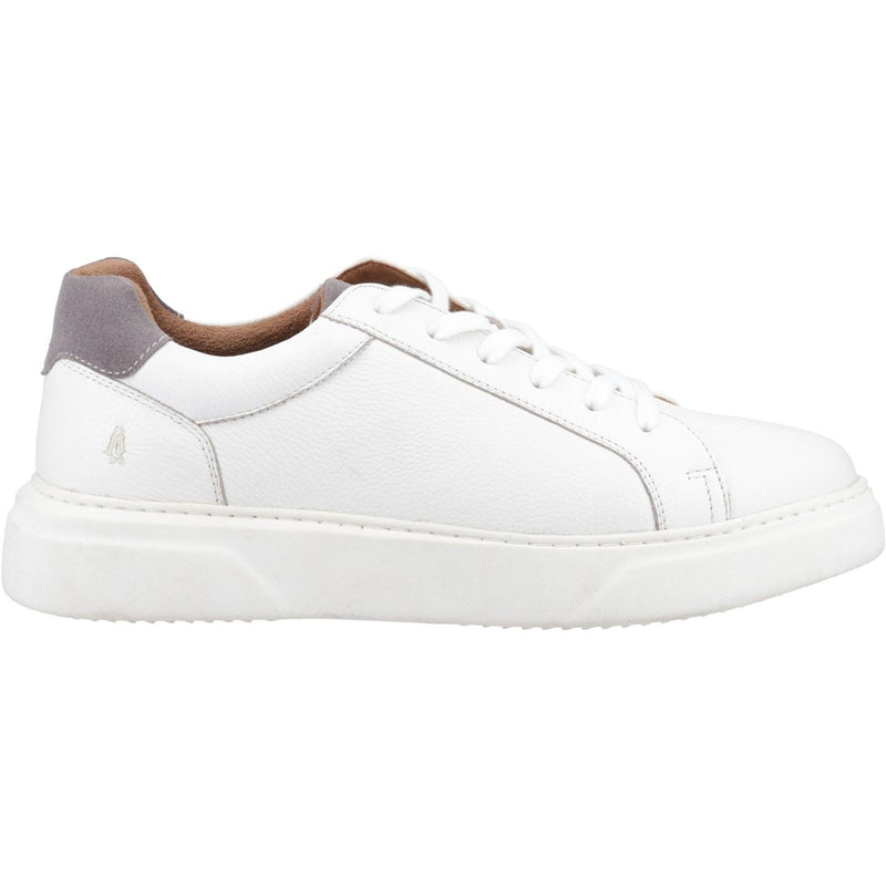 Hush Puppies Whelan Leather Men's White Trainers
