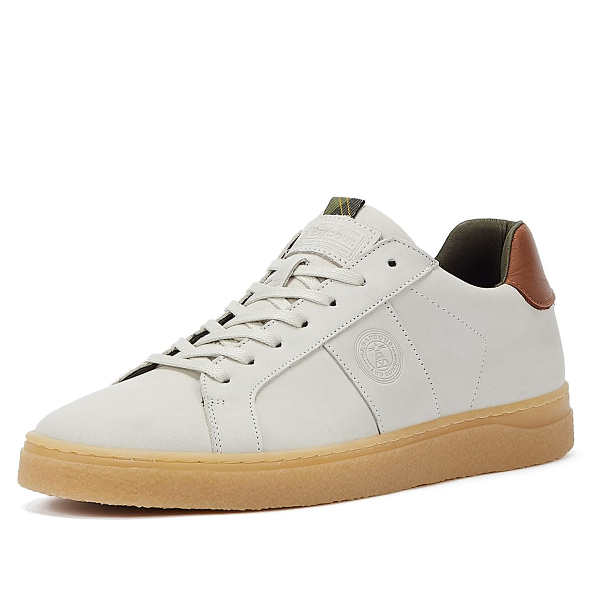 Barbour Reflect Men's White Trainers