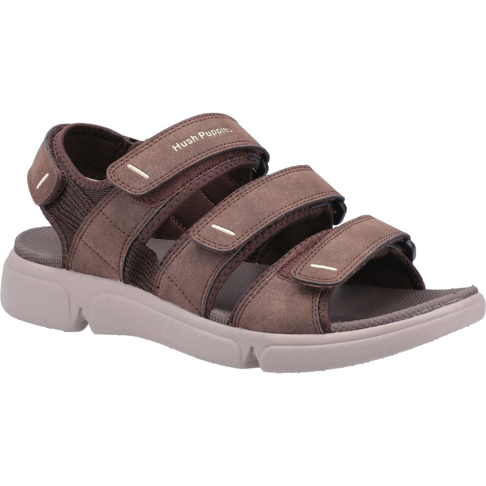 Hush Puppies Raul Synthetic Men's Brown Sandals