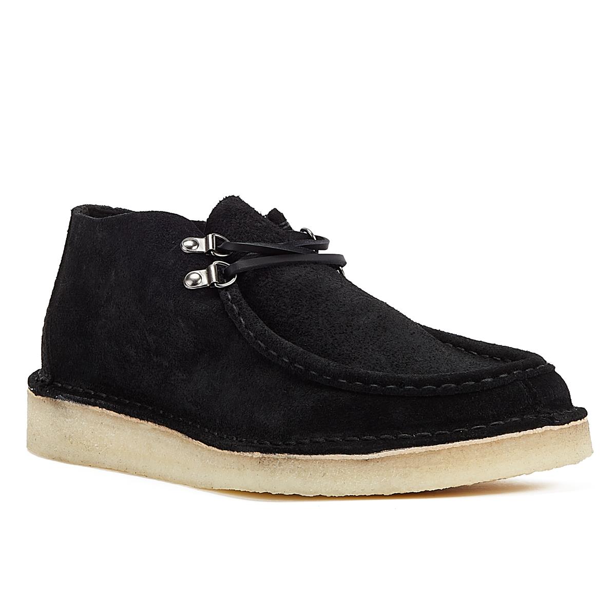 Clarks Originals Desert Nomad Suede Men's Black Boots