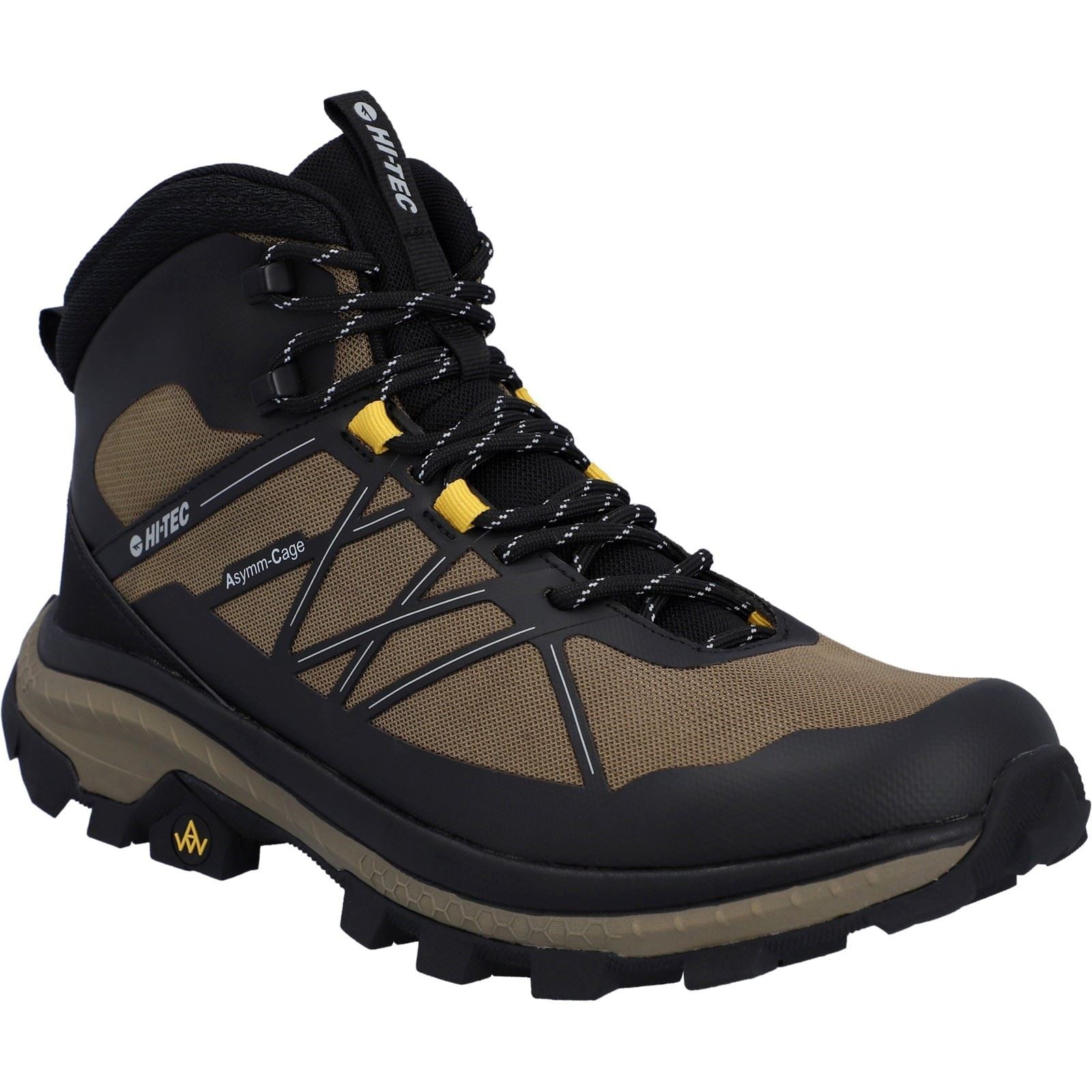 Hi-Tec Infuse Mid Polyester Men's Black/Walnut/Artisans Gold Hiking Boots