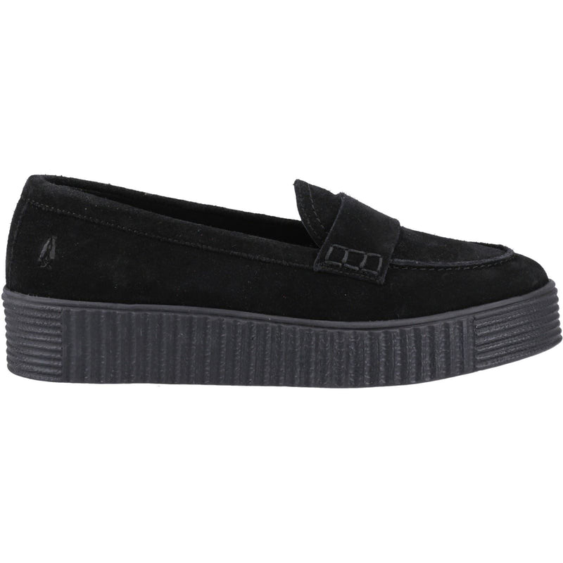 Hush Puppies Tamara Suede Women's Black Loafers