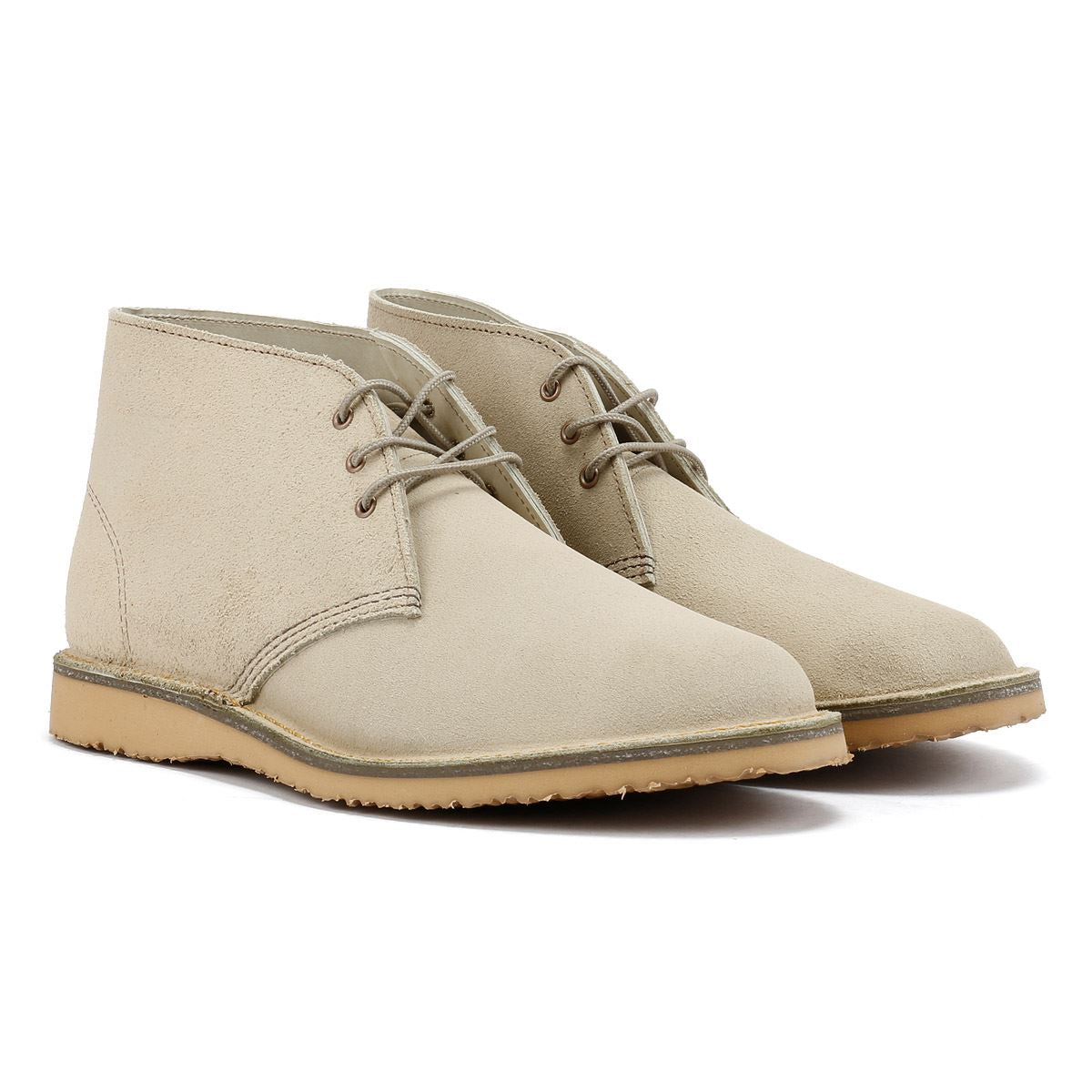 Red Wing Shoes Weekender Chukka Leather Men's White Sand Mohave Boots