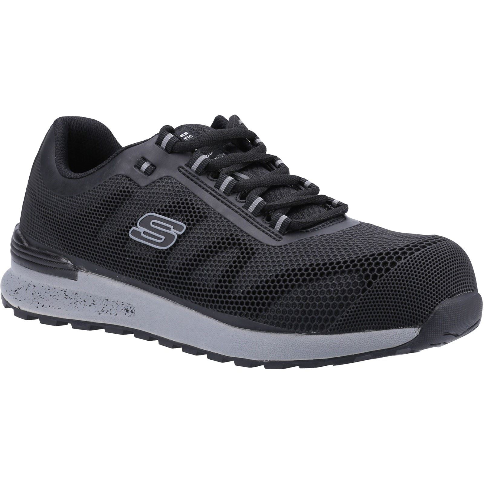 Skechers Workwear Bulklin Bragoo Textile Men's Black Safety Trainers
