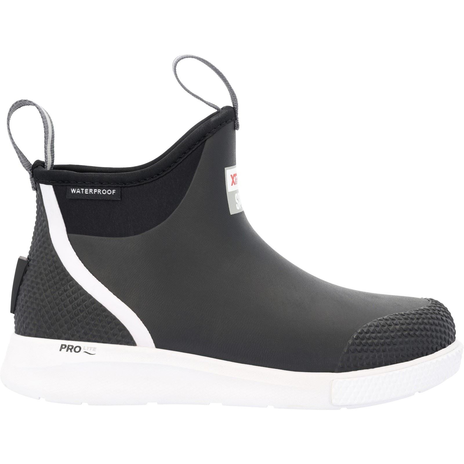 Xtratuf 6" Ankle Deck Sport Prolite Black Wellington Boots