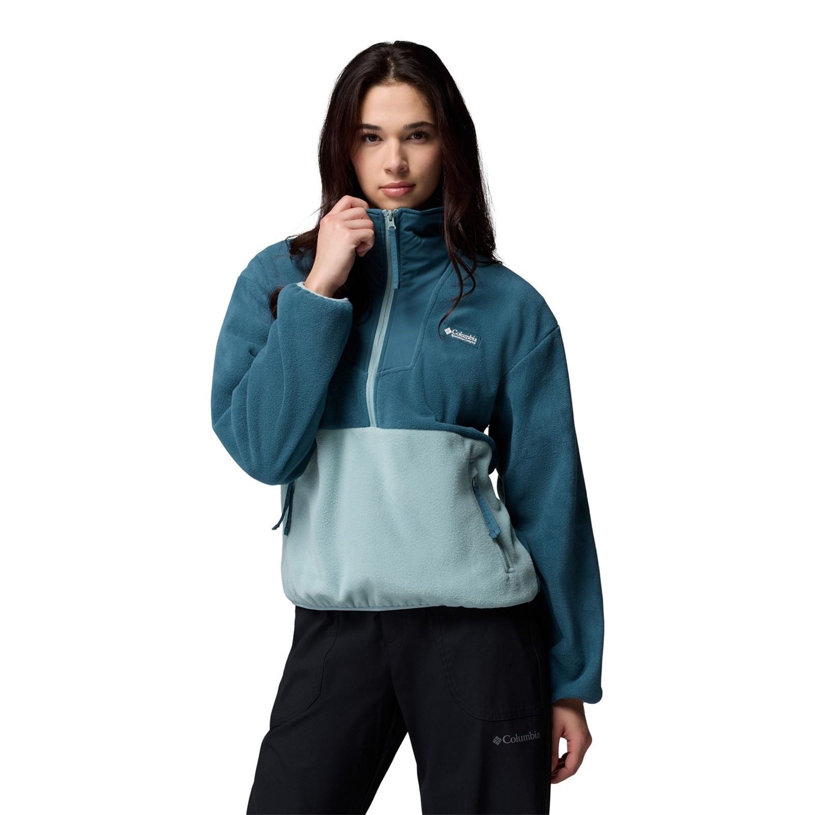 Columbia Sequoia Grove 1/2 Zip Women's Blue Fleece Jackets