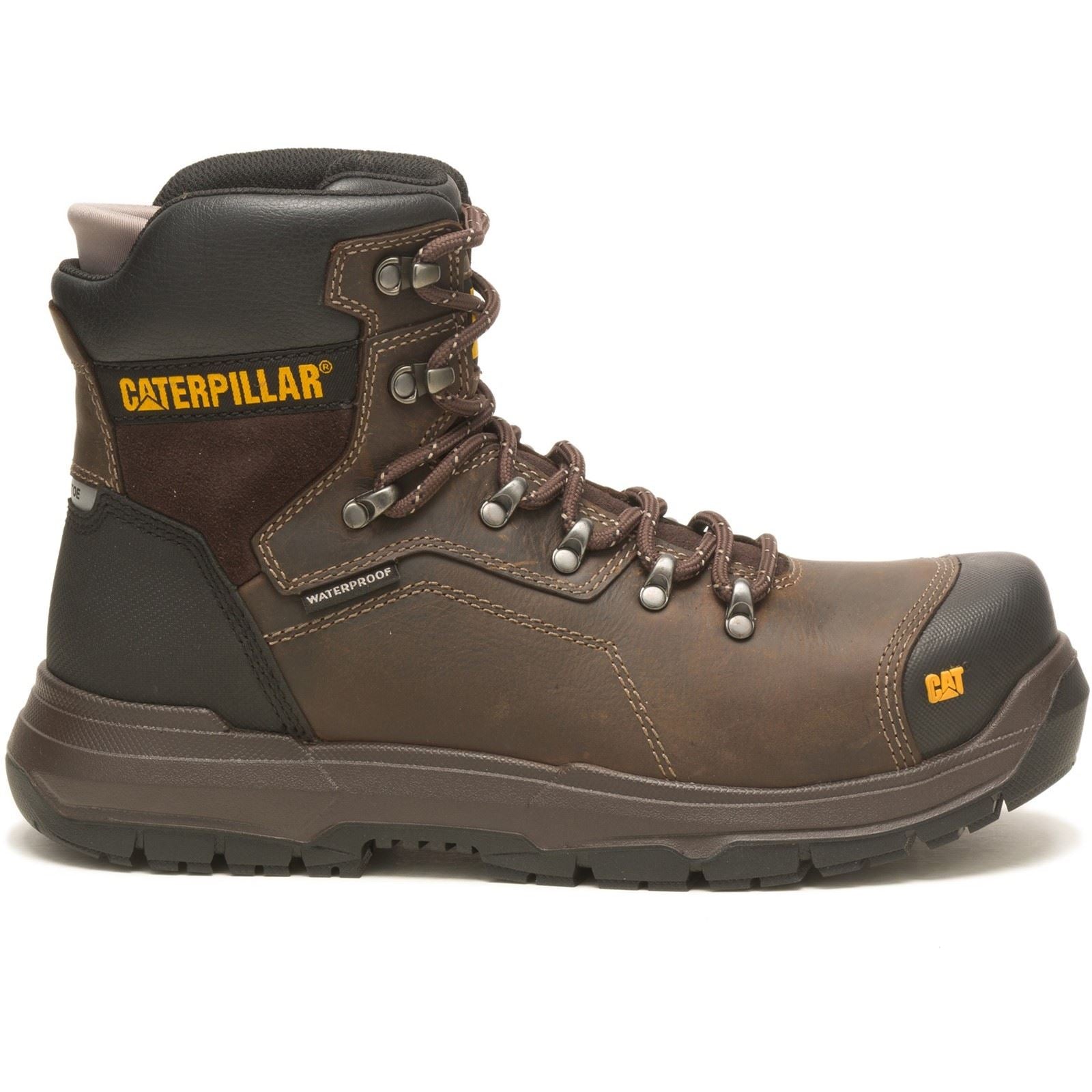 Caterpillar Diagnostic 2.0 Leather Coffee Safety Boots
