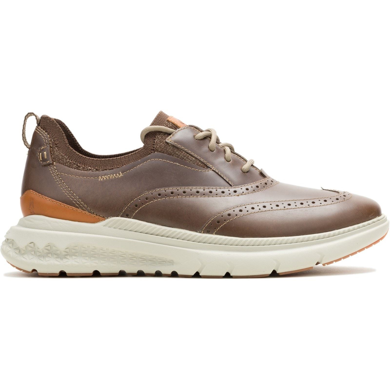 Hush Puppies Excel Leather Men's Fossil Lace-Up Shoes