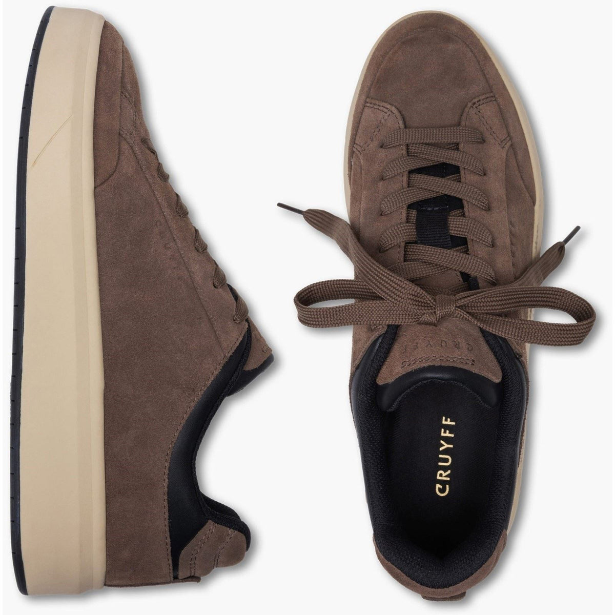 Cruyff Shoes Derby Classic Leather Men's Light Grey Trainers
