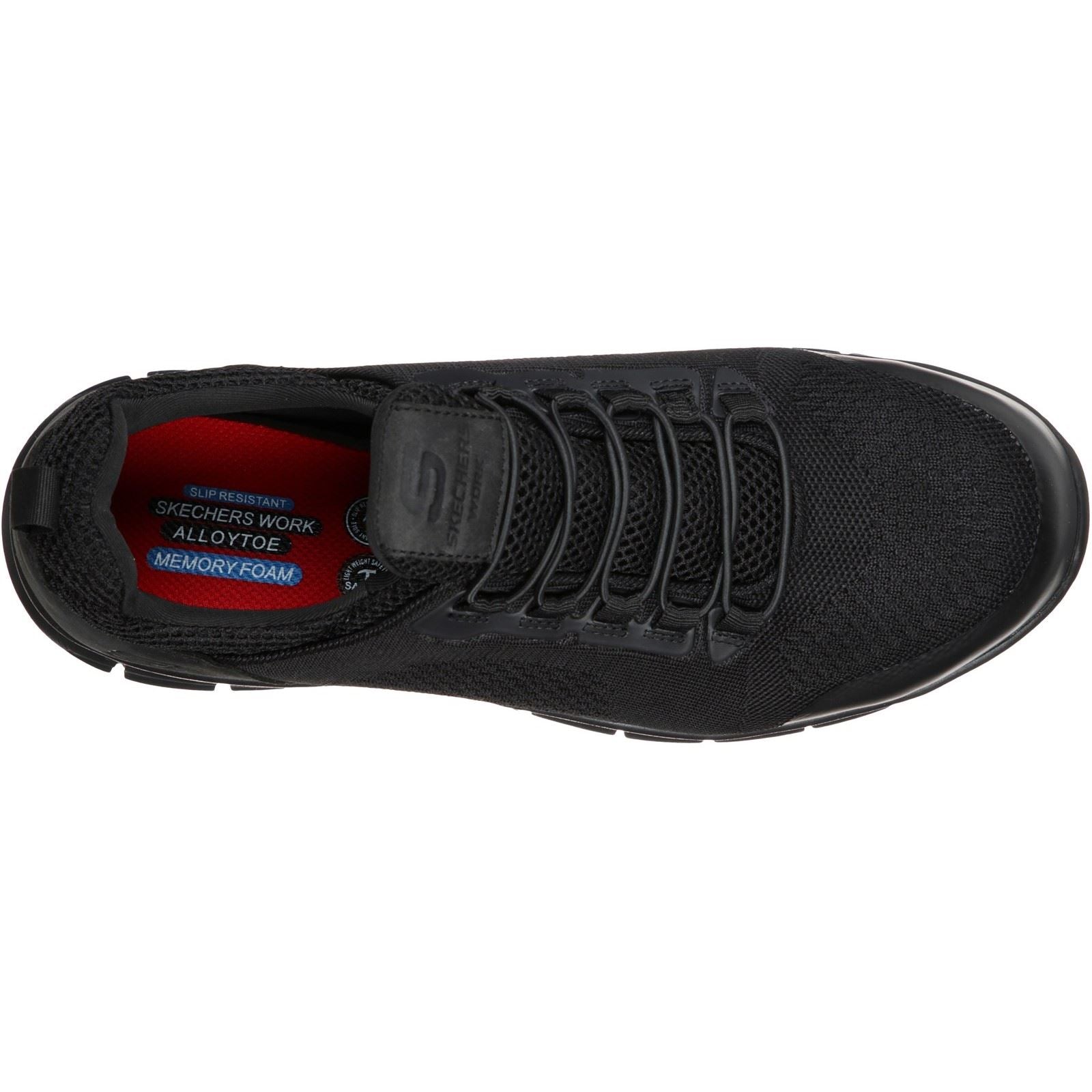 Skechers Workwear Synergy Omat Men's Black Safety Trainers