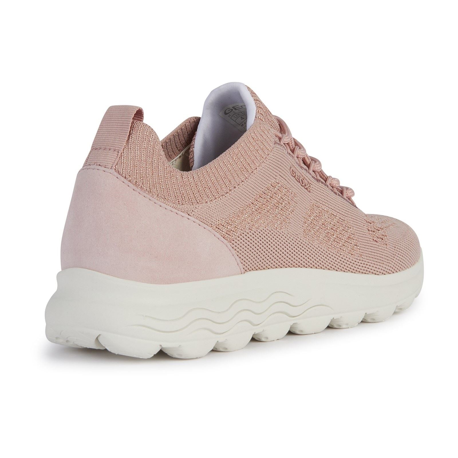 Geox D Spherica A Leather Women's Light Rose Trainers