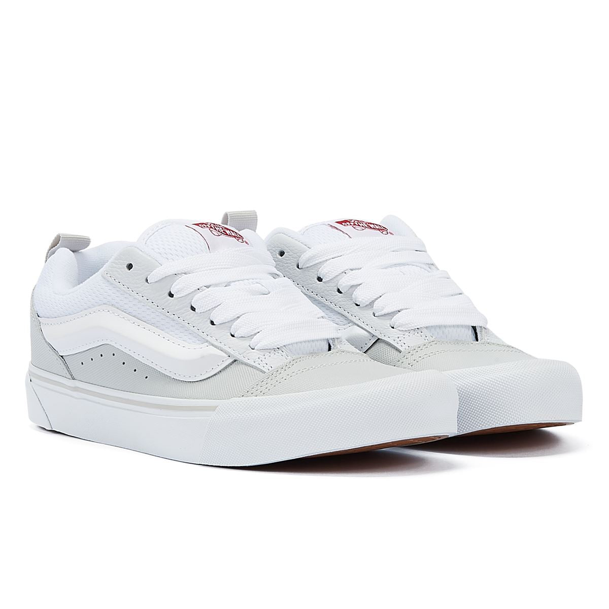 Vans KNU Skool Retro Skate White/Red Trainers
