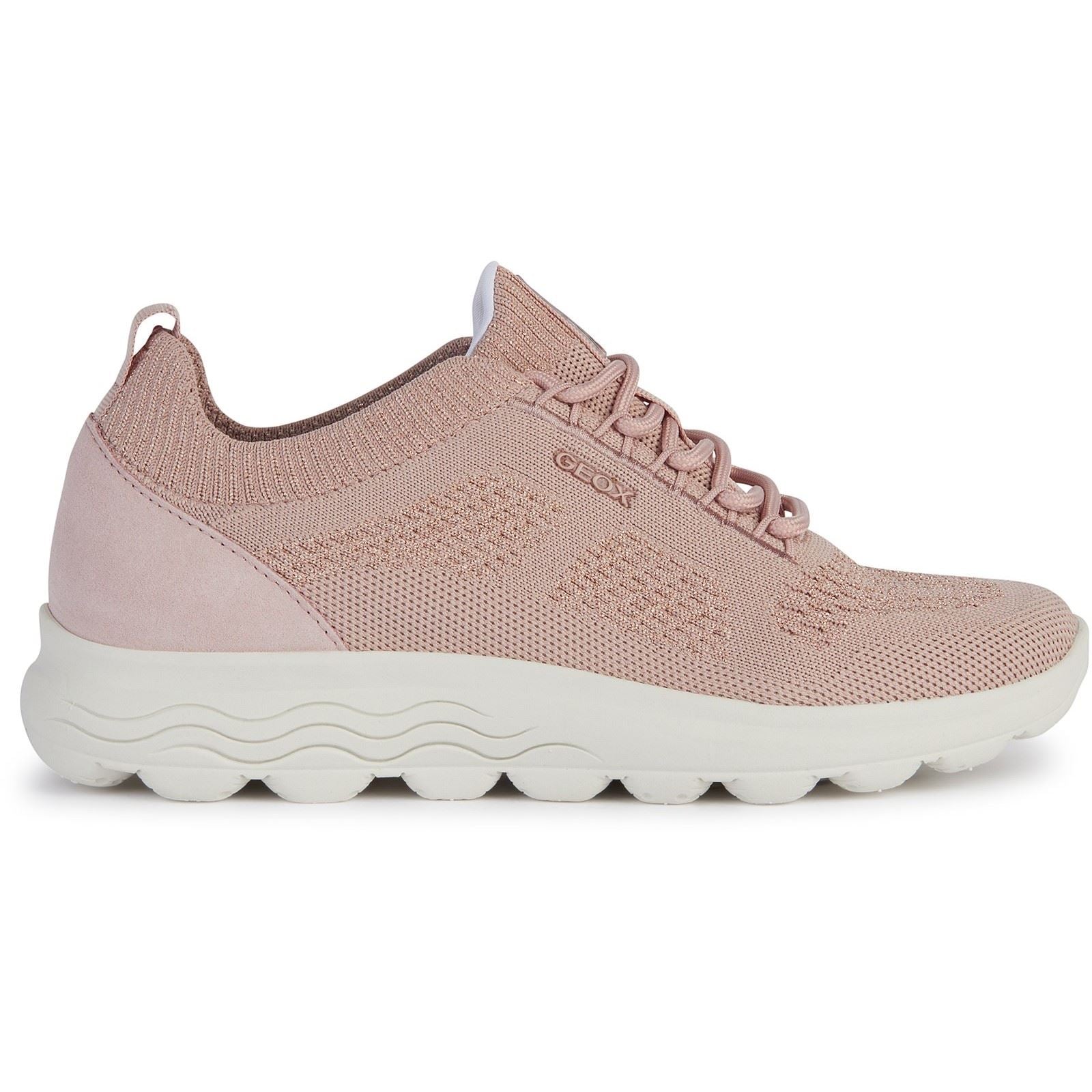 Geox D Spherica A Leather Women's Light Rose Trainers