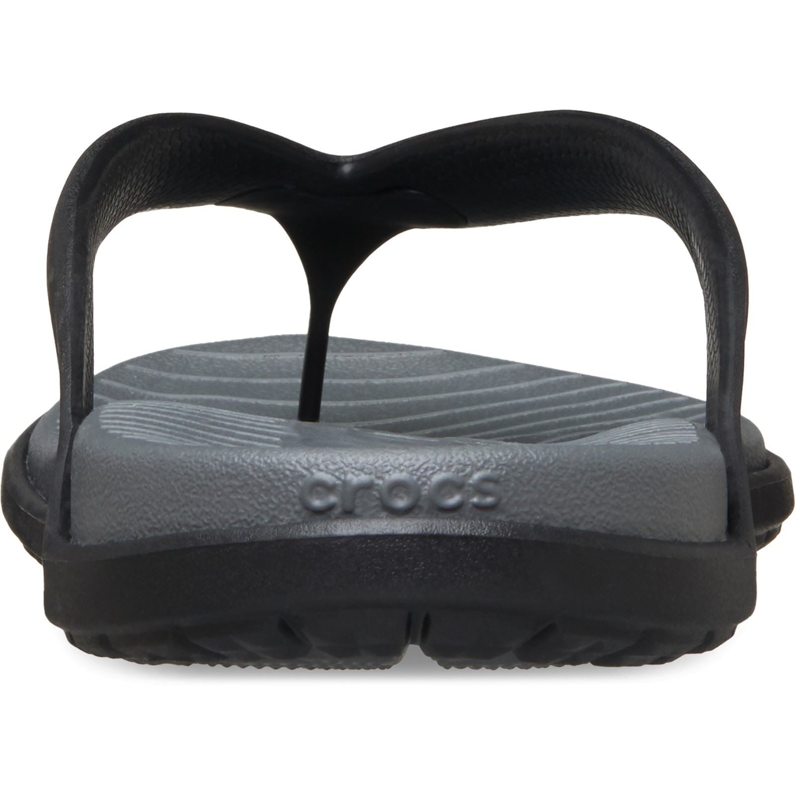 Crocs Coast Flip Polyurethane Men's Black/Slate Grey Flip Flops