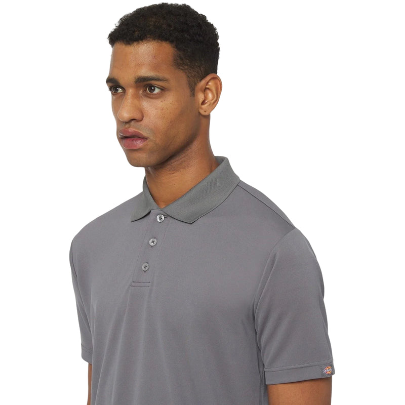 Dickies Everyday Polyester Men's Grey Polo Shirt