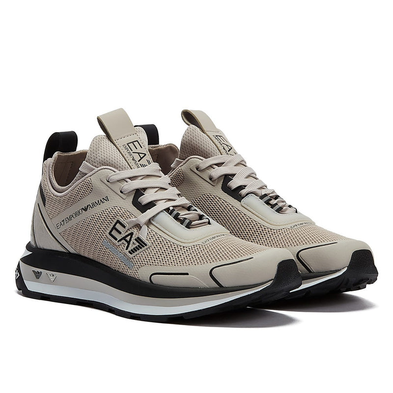 EA7 Altura Mens Silver Cloud / Black Trainers
