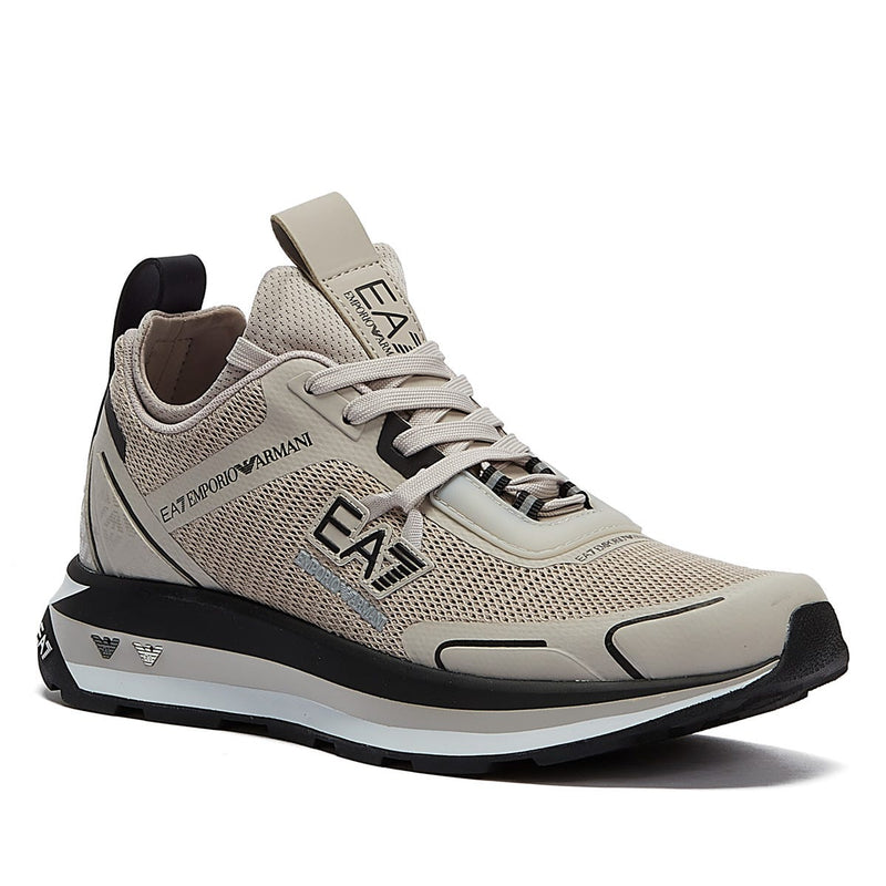 EA7 Altura Mens Silver Cloud / Black Trainers