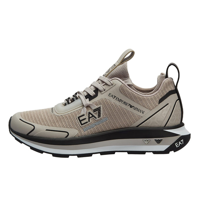 EA7 Altura Mens Silver Cloud / Black Trainers