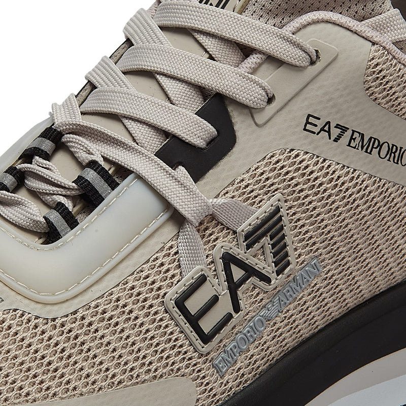 EA7 Altura Mens Silver Cloud / Black Trainers