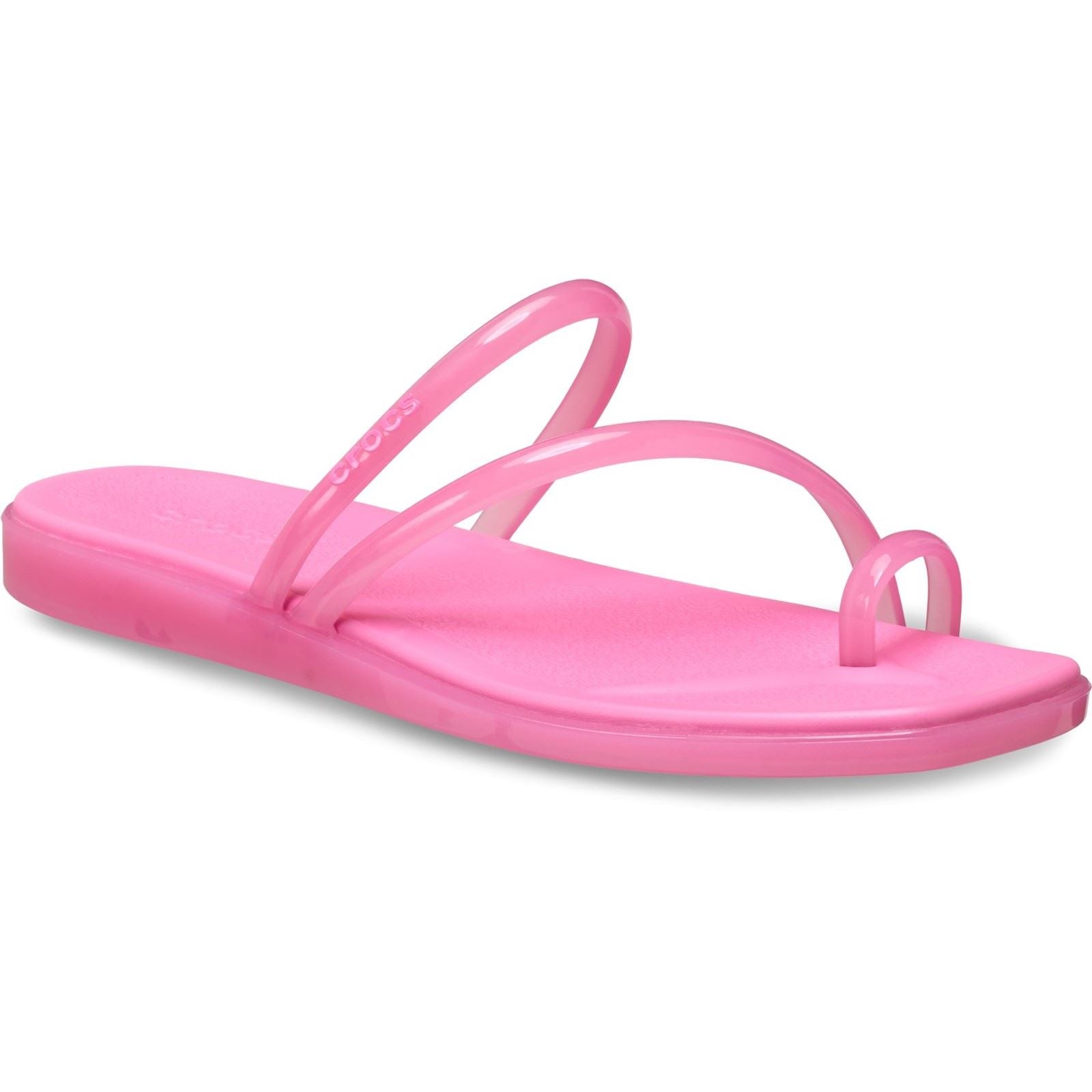 Crocs Miami Jely Toe Loop EVA Women's Pink Lemonade Sandals