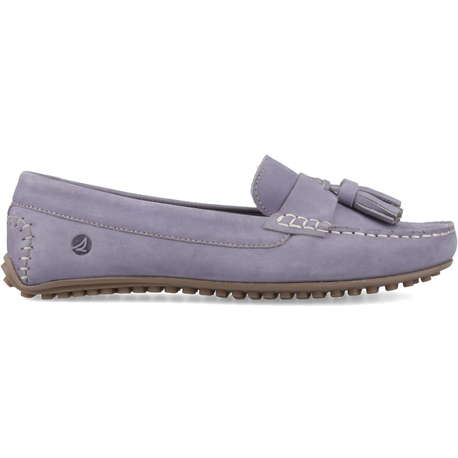 Sperry Salvador Slip On Nubuck Women's Lilac Moccasins Shoes