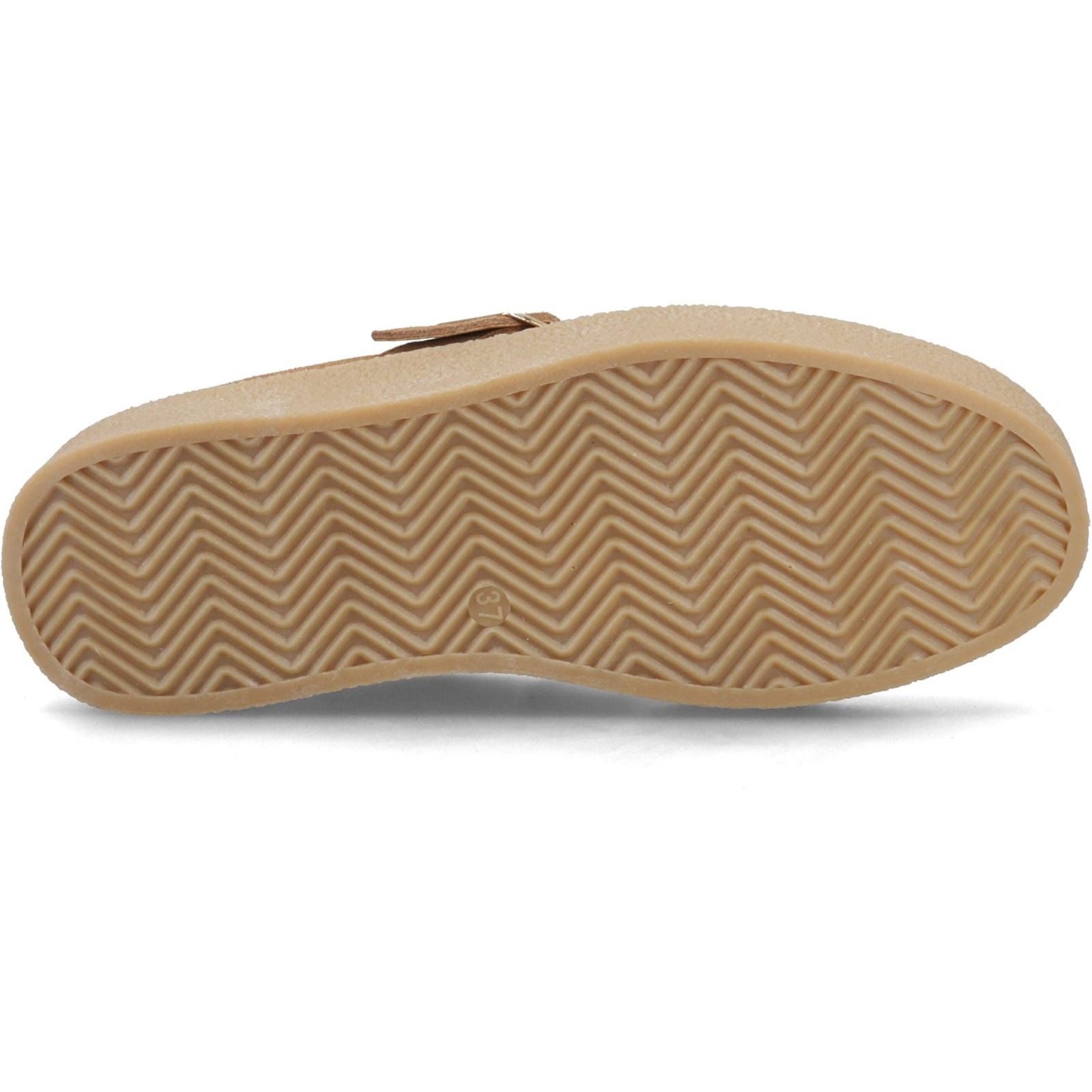 Hush Puppies Blanche Fur Leather Women's Tan Mules
