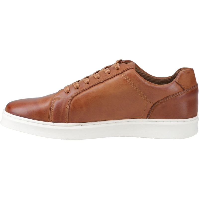 Hush Puppies Madden Leather Men's Tan Trainers