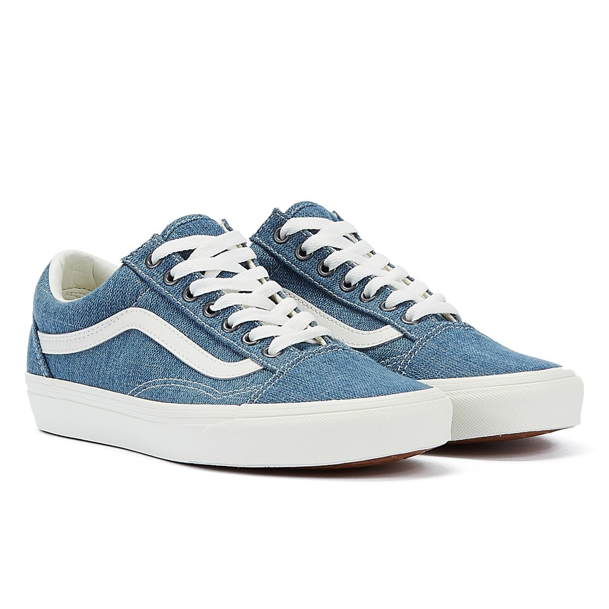 Vans Old Skool Threaded Denim Blue/White Trainers
