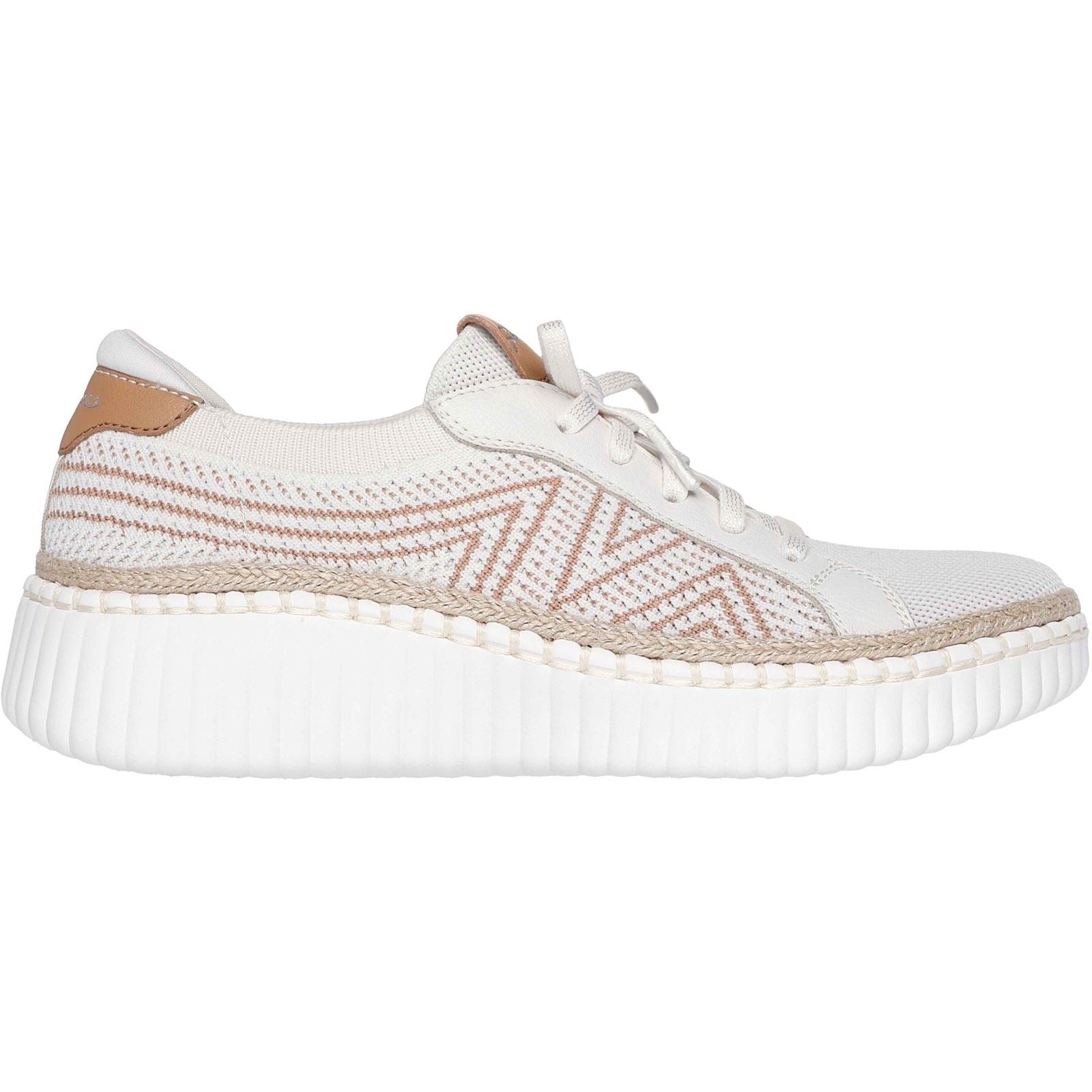 Skechers Wilshire Blvd - Bellevue Polyester Women's Off White Trainers